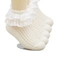 thumbnail image 1 of 5 Pack Girls Ruffle Socks Ruffle Lace Ankle Dress Princess Socks, 1 of 4