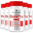 thumbnail image 1 of (5 Pack) Gluco Plus Max Blood Optimizer Supplement, GlucoPlus Max (300 Capsules), 1 of 8