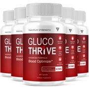 5 Pack Gluco Thrive Capsules, Gluco Thrive Advanced Formula 300 Capsules