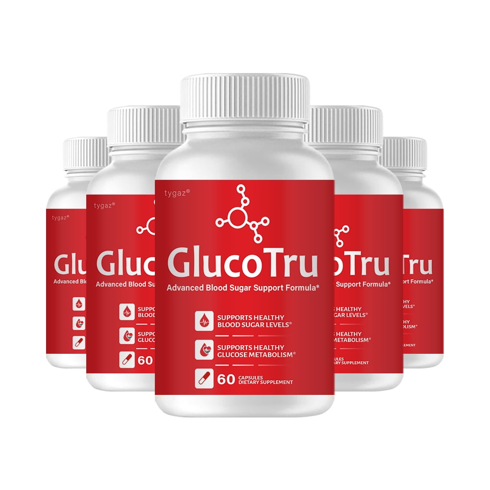 (5 Pack) Gluco Tru Capsules - Gluco Tru Capsules