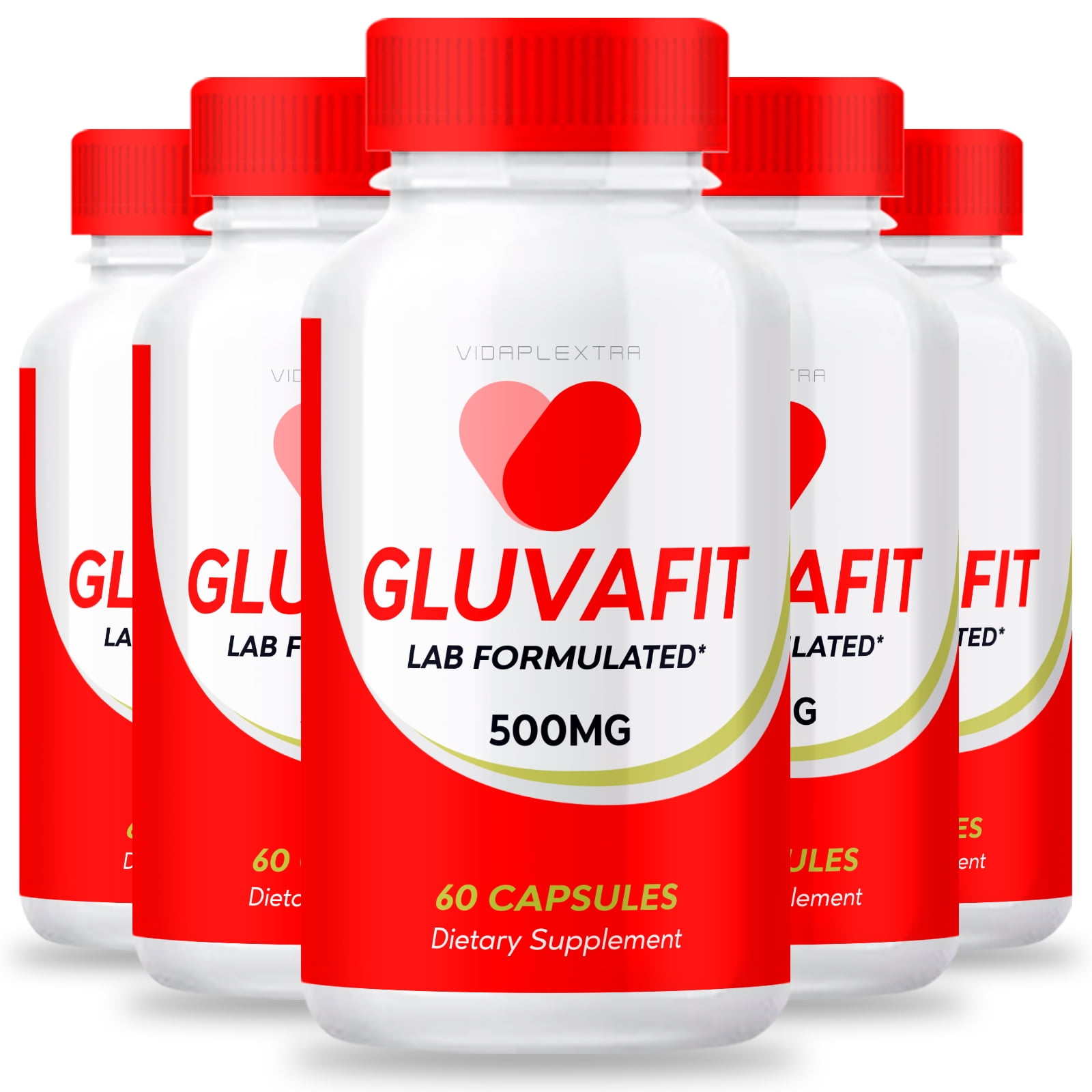5 Pack) Gluvafit Capsules - Gluvafit Capsules - Walmart.com