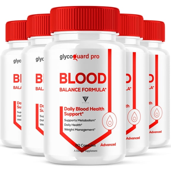 (5 Pack) Glyco Guard Pro Blood Support, GlycoGuard Formula (300 Capsules)