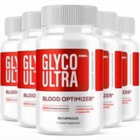 (5 Pack) Glyco Ultra Blood Optimizer Capsules, GlycoUltra Advanced Formula Support Supplement (300 Capsules)