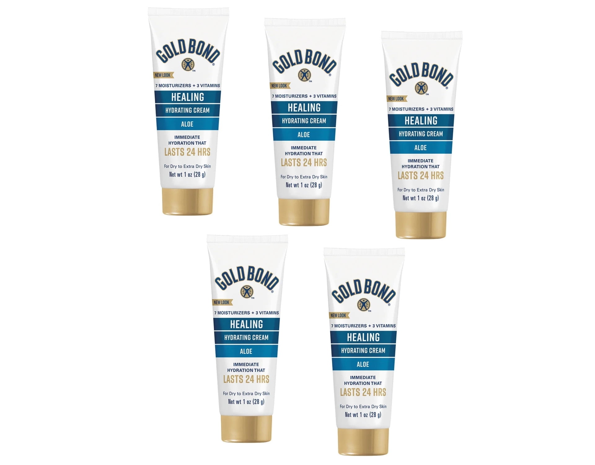 5 Pack Gold Bond Ultimate Ultimate Healing Lotion Aloe 1oz Each