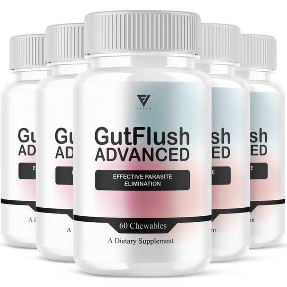 (5 Pack) Gut Flush Premium Probiotic Supplement, GutFlush Pills (300 Tablets)