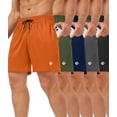 thumbnail image 1 of 5 Pack Gym Shorts Men 5 Inch Quick Dry Mesh Shorts Men Lightweight Training Athletic Running Shorts with Pockets, 1 of 6