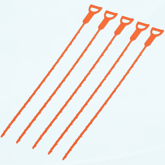 5 Pack Hair snake Hair Drain Clog Remover Cleaning Tool, sink snake drain suitable for unclogging hair, kitchen sinks and bathtubs, toilets and sewer pipe drain cleaning tools.