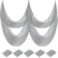thumbnail image 1 of 5 Pack Halloween Decorations, Kabnic Halloween Gauze - Creepy Cloth for Indoor & Outdoor Halloween Decor, Haunted Houses, Gardens, Front Doors & Spider Web Decorations, 30"W x 72"L, 1 of 3