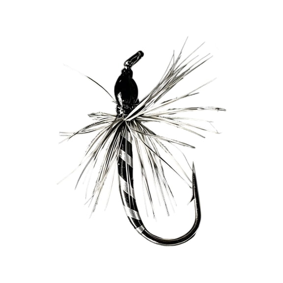 5-Pack Hand-Tied Fly Hooks, Assorted Sizes for Dry, Wet, and Streamer Flies, Pink, 5pc