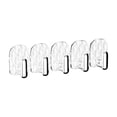 thumbnail image 1 of 5 Pack Hanging Jewelry Organizer,Self-Adhesive Jewelry Hooks,Clear Wall Mounted Jewelry Hanger,Necklace Display Holder(Clear), 1 of 8