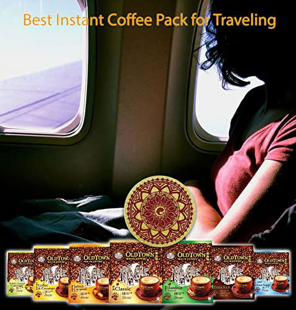 3 Pack OLD TOWN 3 In 1 White MilkTea Asian Instant Coffee WhalEver Eco Friendly Cork Coasters - View #11