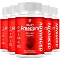 thumbnail image 1 of (5 Pack) Heart Freedom Pills, Heart Freedom Glycogen and Circulation Support Maximum Strength Supplement (300 Capsules), 1 of 6