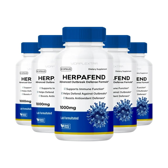 (5 Pack) Herpafend - Herpafend Advanced Capsules