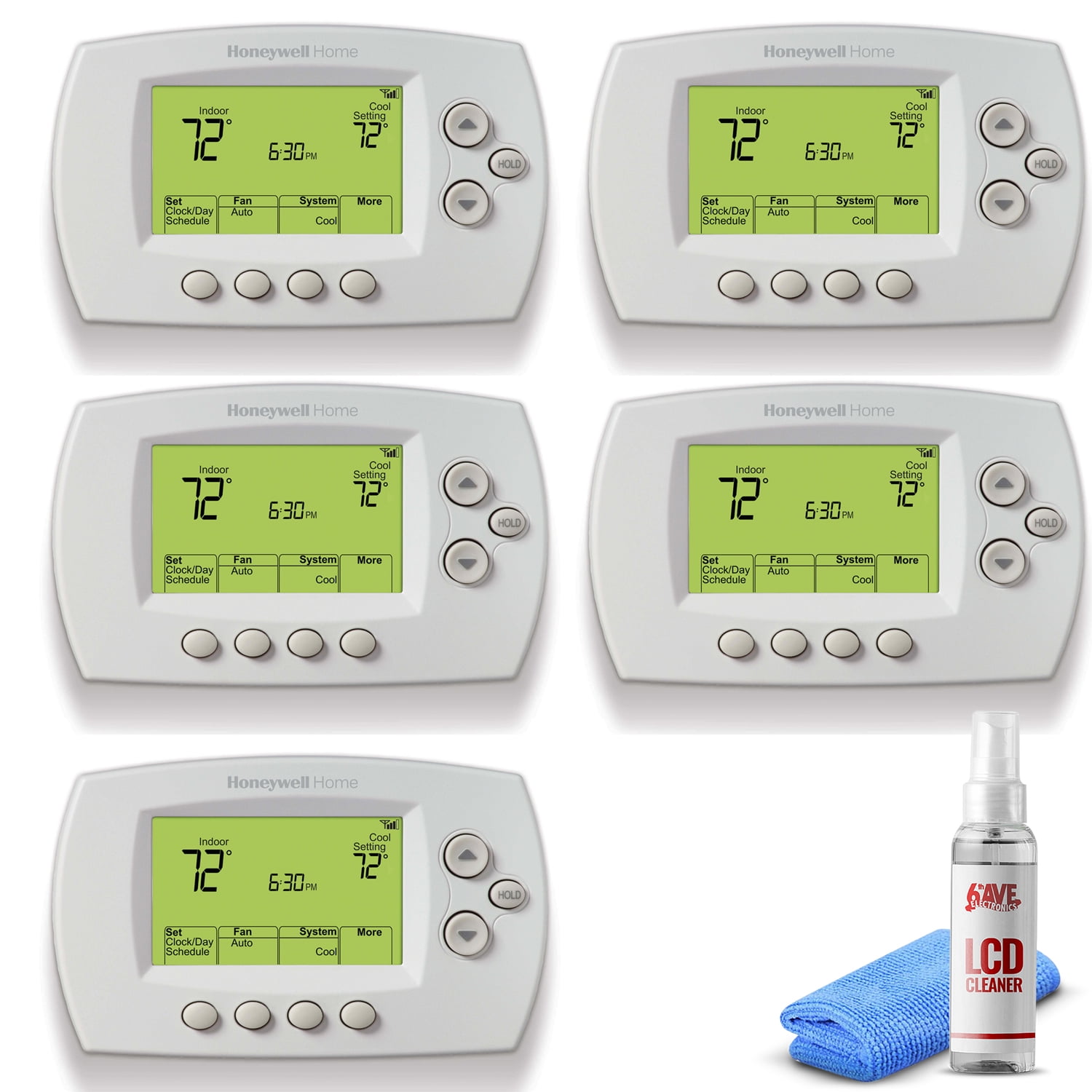 https://i5.walmartimages.com/seo/5-Pack-Honeywell-Home-Wi-Fi-7-Day-Programmable-Thermostat-RTH6580WF-Requires-C-Wire-Works-with-Alexa-LCD-Cleaner_e08baa5b-9544-41e8-8e22-029e5b34e20f.b8a119f3f2ffe111037dbb60d8b0da5d.jpeg