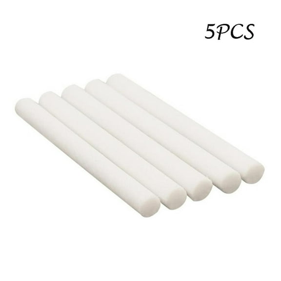 5-Pack Humidifier Filter Sticks Replacement, 0.38x3.35In, High Absorbency, for Essential Oil Diffusers, Improves Mist Quality, Easy to Install, Long Lasting
