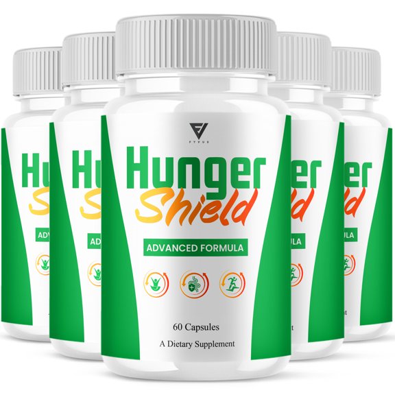 (5 Pack) Hunger Shield Advanced Support, HungerShield Supplement (300 Capsules)