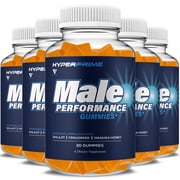 5 Pack HyperPrime Male Gummies, Hyper Prime Support Supplement 150 Gummies