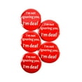 thumbnail image 1 of 5 Pack - I'm Not Ignoring You I'm Deaf Disability ID Aid Pinback Button Badges - 2.25 Inch Round, 1 of 2