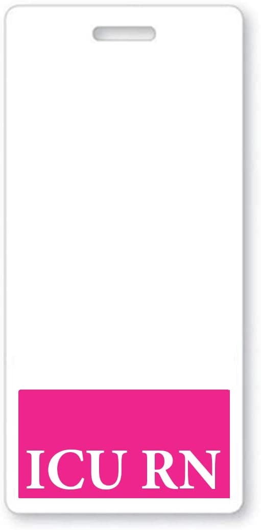 ICU RN Badge Buddies – 5 Pack Heavy Duty Horizontal ID Backers For Critical Care Nurses, Spill Proof - View #2