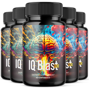 5 Pack IQ Blast Pro Advance Max Strength Nootropic Supplement 300 Capsules