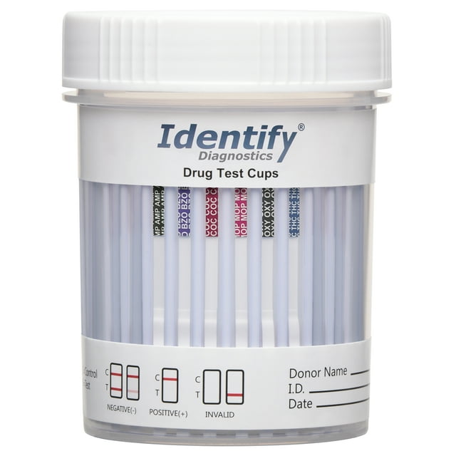 5 Pack Identify Diagnostics 6 Panel Drug Test Cup Testing Instantly