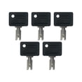 thumbnail image 1 of 5 Pack Ignition Keys Replacement For Forklift Caterpillar Crown Clark Yale Hyster Gradall Gehl Komatsu - 166, 107151-002, 1 of 1