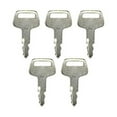 thumbnail image 1 of 5 Pack Ignition Keys Replacement for Hyundai Excavator Bobcat Nagano Sunward 41307-00007, HD62 (5), 1 of 1