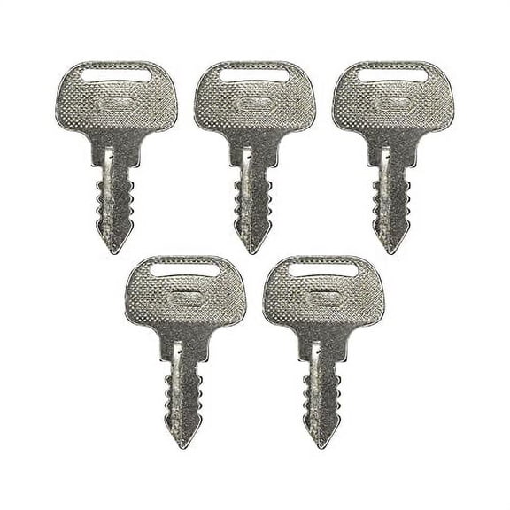 5 Pack Ignition Keys Replacement for Kubota M Series Tractor Mower 18510-63720, 18510-63620, 393 (5)