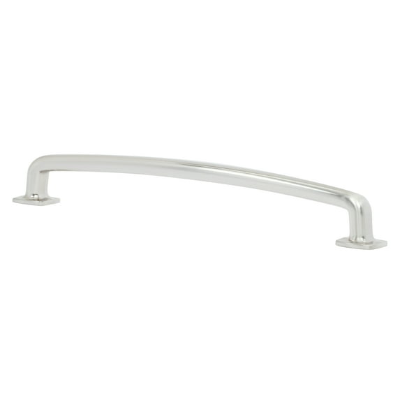 5 Pack Industrial Style 7-9/16 Inch Center To Center Brushed Nickel Cabinet Pull / Handle