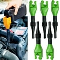 thumbnail image 1 of 5 Pack Installed on Bottle Multi-Functional Oil Funnel with Retractable Retractable Auto Fuel Funnel for Cars Automotive Motorcycles, Engine Oil, Liquid, Diesel, Gasoline, Anti Splash Design, 1 of 5