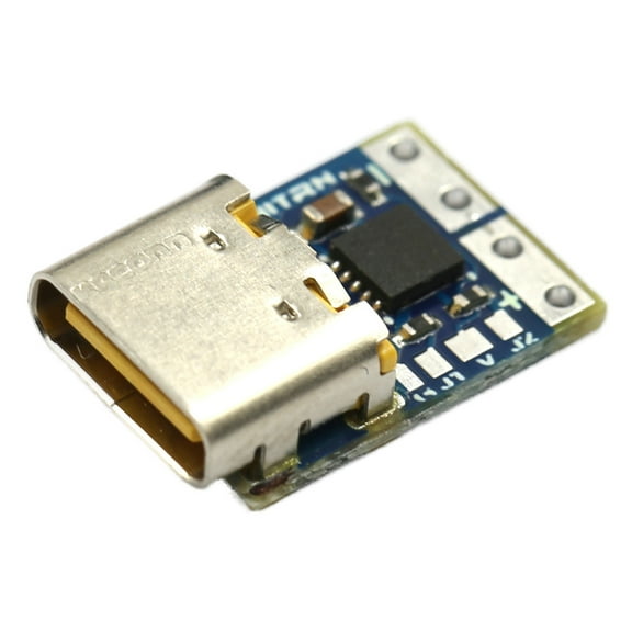 (5 Pack) JacobsParts USB-C PD 15V DC Fixed Voltage Power Trigger Module 5A Type-C Female Input
