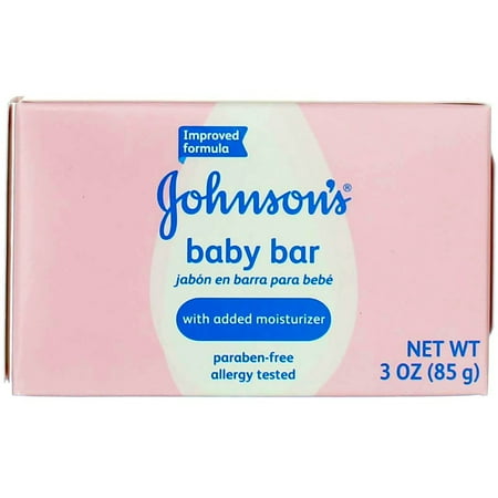 Johnson's Baby Bar Soap, 3 oz (5 Pack) (Bundle)