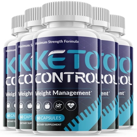 (5 Pack) Keto Control - Keto Weight Loss Formula - Energy & Focus Boosting Dietary Supplements for Weight Management & Metabolism - Advanced Fat Burn Raspberry Ketones Pills - 300 Capsules