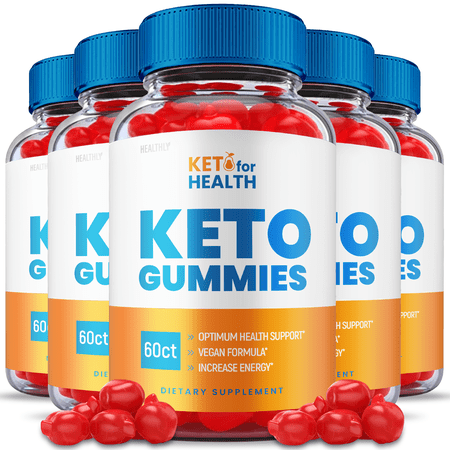 (5 Pack) Keto For Health Keto ACV Gummies, Advanced Weight Loss Support with Apple Cider Vinegar B12 1000 mg, Keto For Health Keto ACV Gummy, 300 Gummies