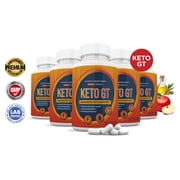 5 Pack Keto GT ACV Pills 1275mg Alternative to Gummies Dietary Supplement 300 Capsules
