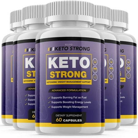 5 Pack Keto Strong XP Advanced Formula Ketosis Pills 300 Capsules