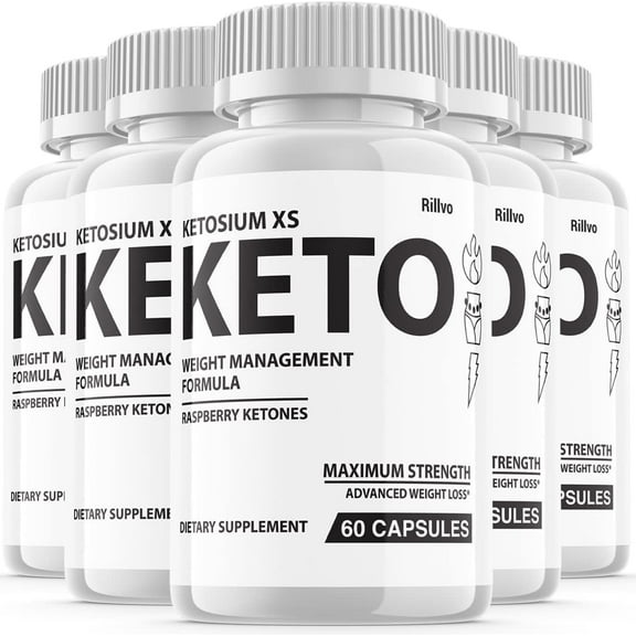 5 Pack Ketosium XS Weight Management Formula 800mg 300 Capsules