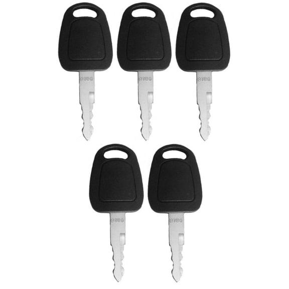 5 Pack Keys for Doosan, Daewoo, Terex, Bobcat E80 F900 Excavator K1009605, D100 (5)
