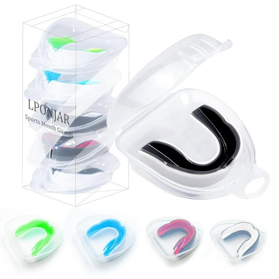 Kids Youth Mouth Guard for Sports, Boys Girls Mouth Guard with Case, Child Teen Sports Mouthguard for Football Lacrosse Basketball Boxing Soccer Taekwondo MMA Karate