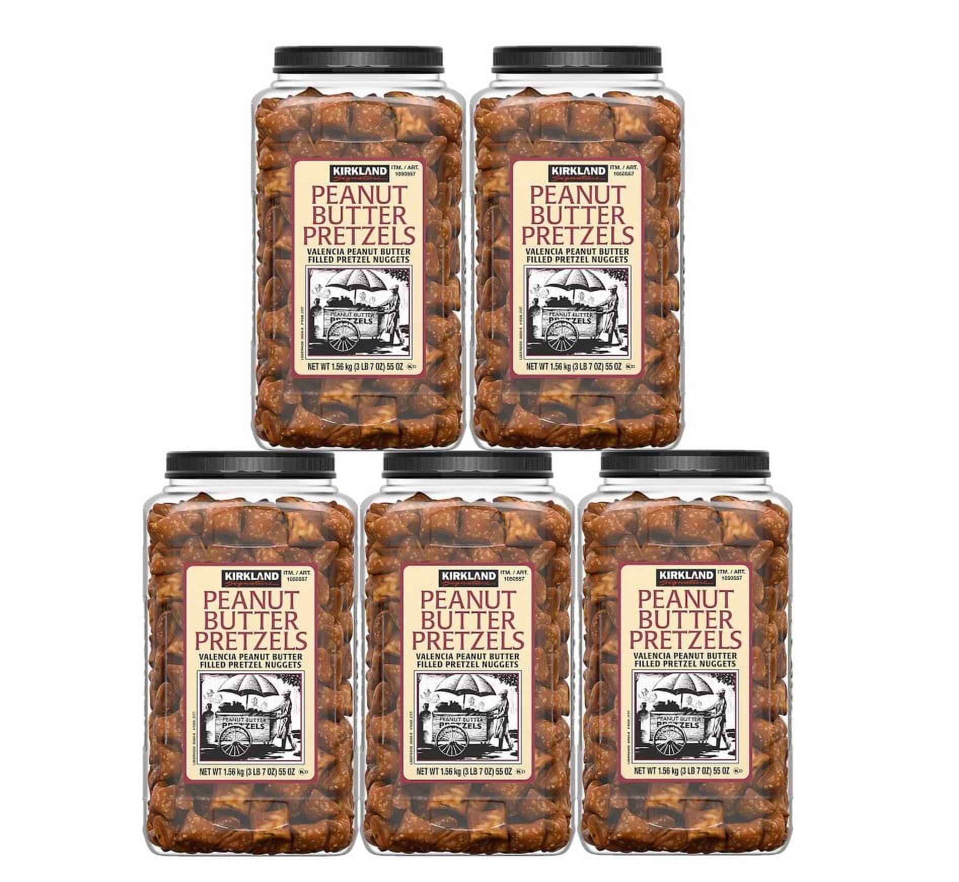 5 Pack Kirkland Signature Peanut Butter Filled Pretzel Nuggets, 55 oz