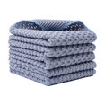 thumbnail image 1 of 5 Pack Kitchen Dish Cloths, Texture Design Ultra Soft Absorbent Dish Towels for Drying Dishes Quick Drying Kitchen Towels Dish Rags, 11.8 X 11.8 Inches Kitchen Towels, 1 of 6