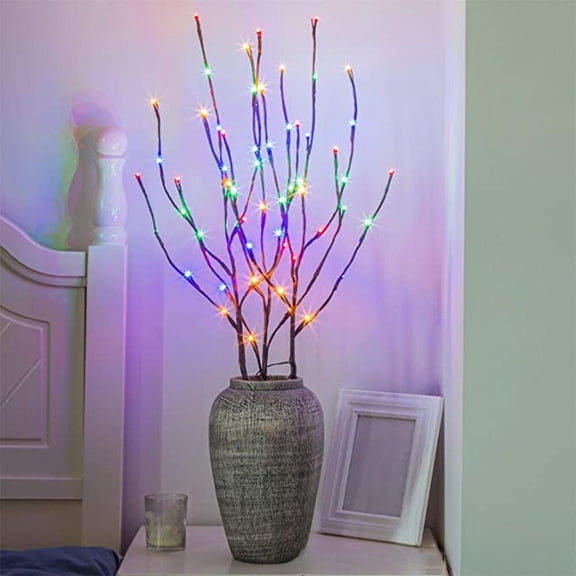 5 Pack LED Lighted Branch Lights, Battery Operated Artificial Twig Branches, Decorative Lights for Home, Room, Christmas, Valentine’s Day & Easter Decor