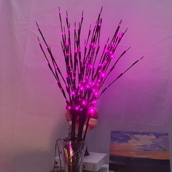 5 Pack LED Lighted Branch Lights, Battery Operated Artificial Twig Branches, Decorative Lights for Home, Room, Christmas, Valentine’s Day & Easter Decor