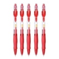 thumbnail image 1 of 5 Pack Large Capacity Retractable Gel Pens, Red Barrel,Medium Point (0.5mm), Red Gel Ink Pens for Home, Office, Journaling, Writing, Note-Taking, Teacher Supplies, 1 of 5