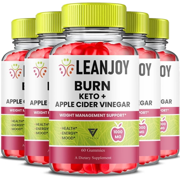 (5 Pack) Lean Joy Burn Weight Management, Lean Joy Burn Keto (300 Capsules)