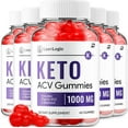 thumbnail image 1 of (5 Pack) Lean Logic Keto ACV Gummies - LeanLogic Apple Cider Vinegar Gummy Supplement for Energy - LeanLogic Keto Gummies Dietary Supplement (300 Gummies), 1 of 7