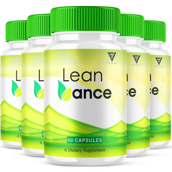 (5 Pack) Lean Vance Health Management, LeanVance Overall Support (300 Capsules)