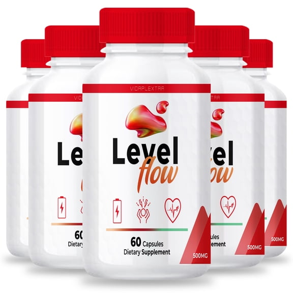 (5 Pack) Level Flow - Level Flow Daily Balance Capsules
