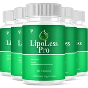 5 Pack Lipoless Pro Capsules, Lipoless Advanced Health Formula All Natural Health Support Supplement 300 Capsules