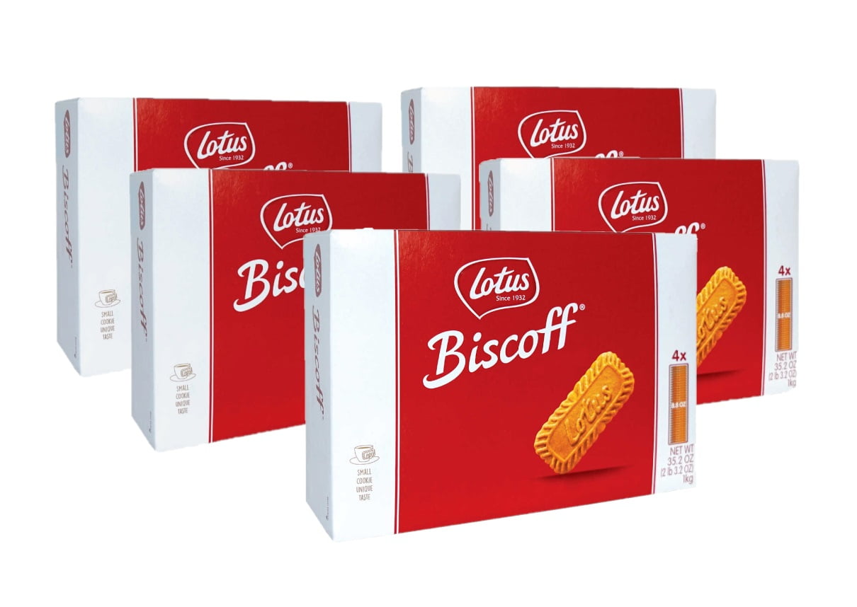 5 Pack Lotus Biscoff Cookies, 8.8 oz, 4 Count